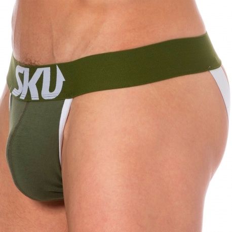 SKU Jock Strap Logo Coton Kaki