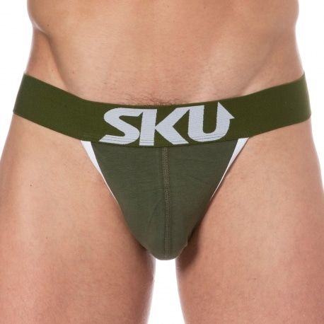 SKU Jock Strap Logo Coton Kaki