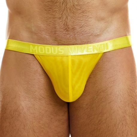 Modus Vivendi Slip Tanga Muslin Jaune