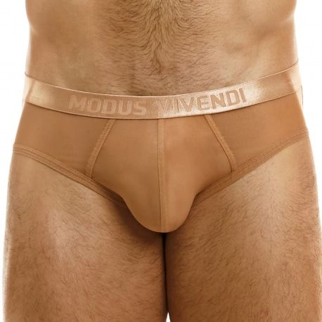 Modus Vivendi Muslin Classic Briefs - Skin