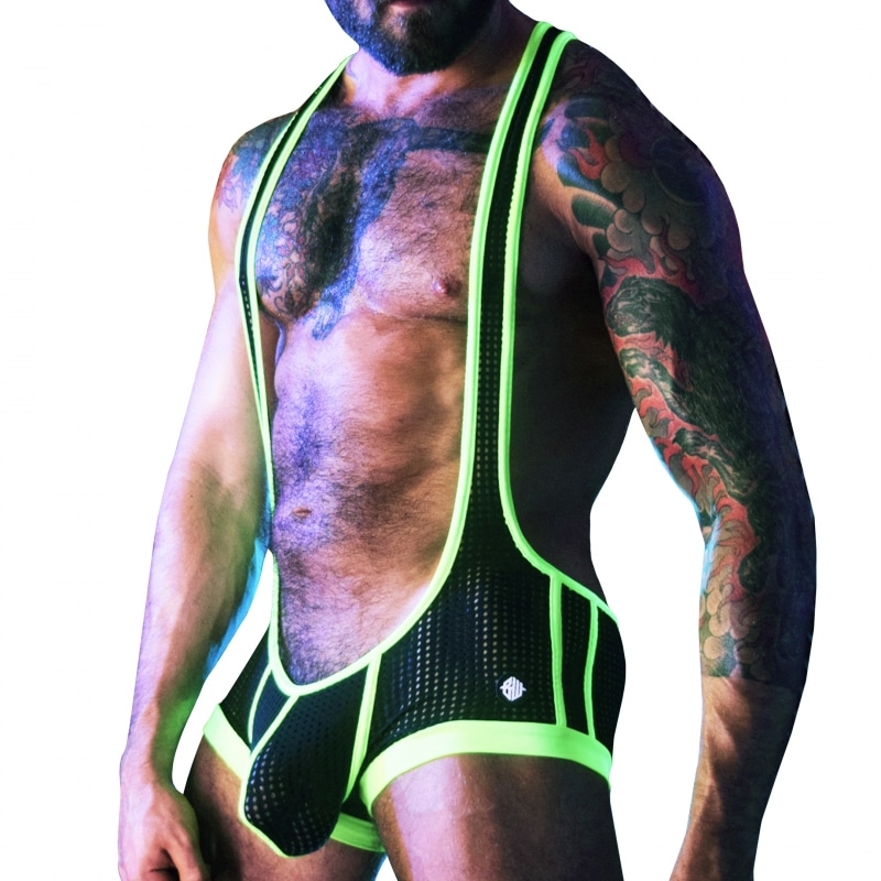  Body Dirty Boy Noir - Vert Fluo