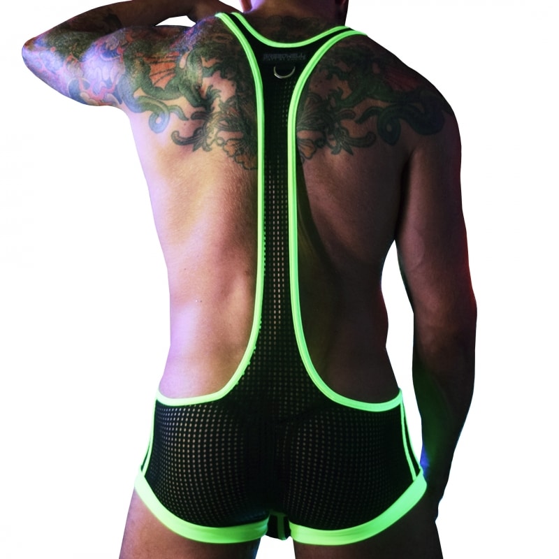  Body Dirty Boy Noir - Vert Fluo