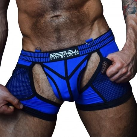  Boxer Jock Chock Hybred Bleu