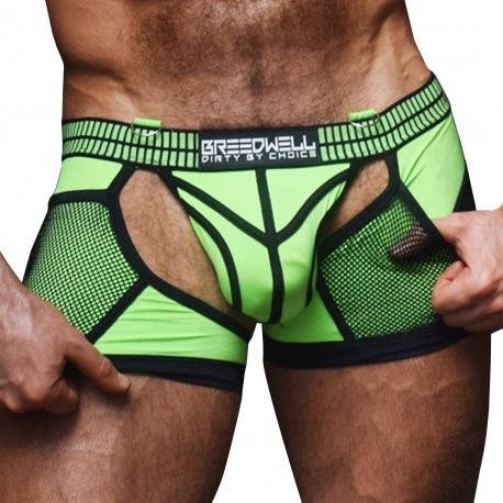  Hybred Chock Jock Boxer - Neon Green