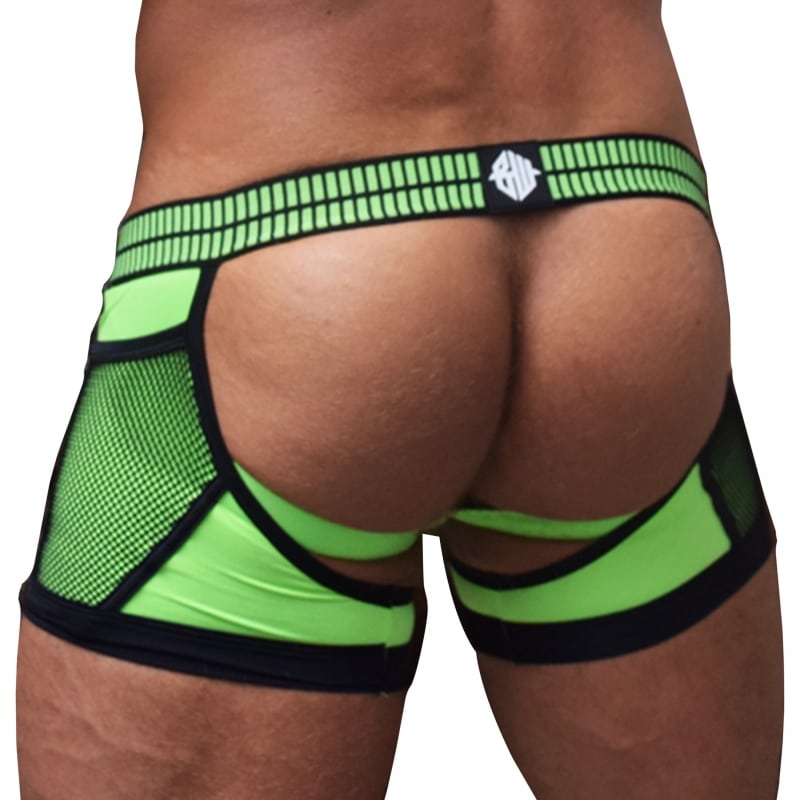  Boxer Jock Chock Hybred Vert Fluo