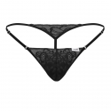  String Ficelle Dentelle Noir