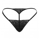  String Ficelle Dentelle Noir