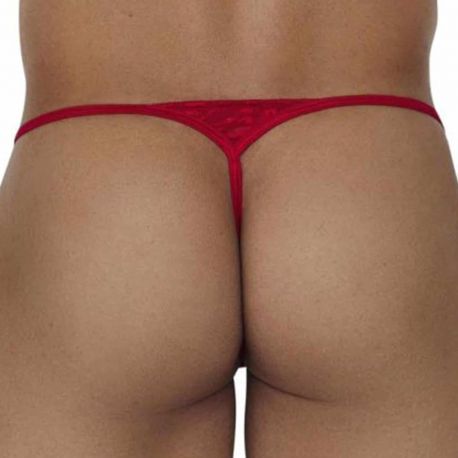  String Ficelle Dentelle Rouge