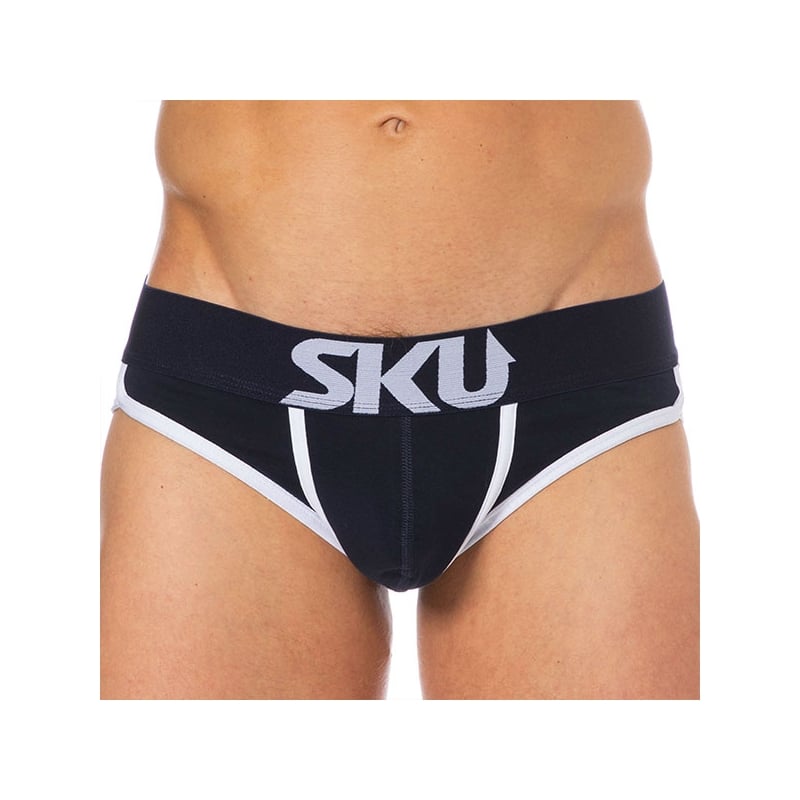 SKU Slip Logo Coton Bleu Marine