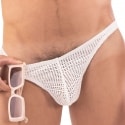 Barcode String Lor Mesh Blanc