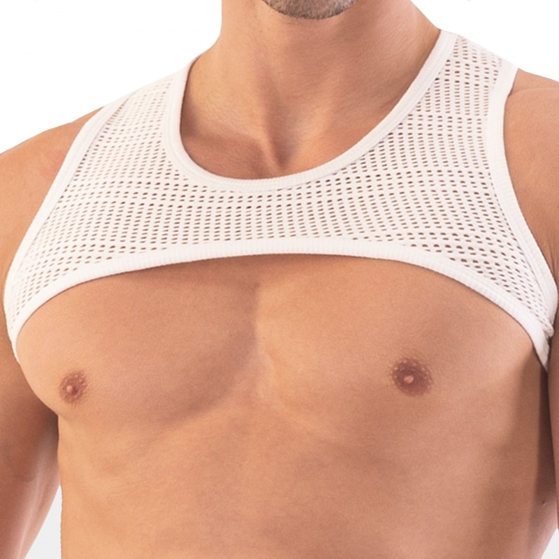 Barcode Harnais Xime Mesh Blanc