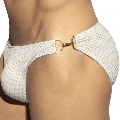 ES Collection Slip de Bain Bikini Luxury Blanc