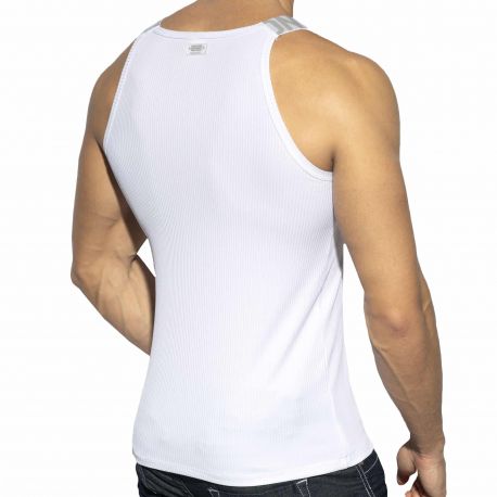 ES Collection Débardeur Recycled Rib Blanc