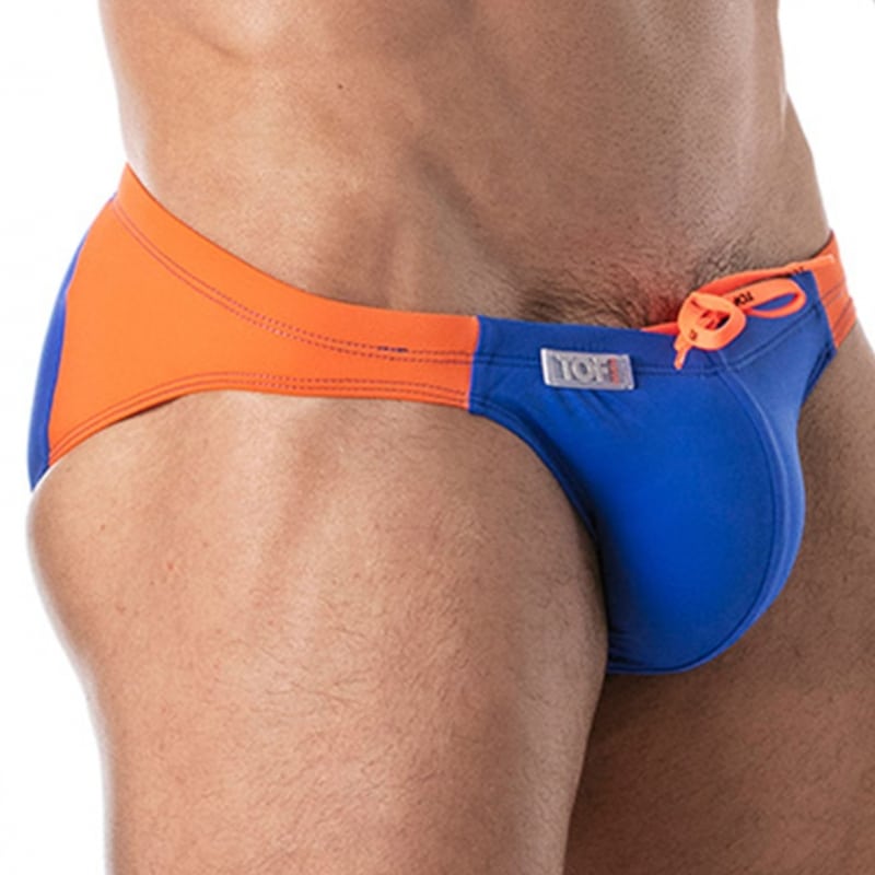 TOF Paris Holidays Swim Bikini - Blue - Orange