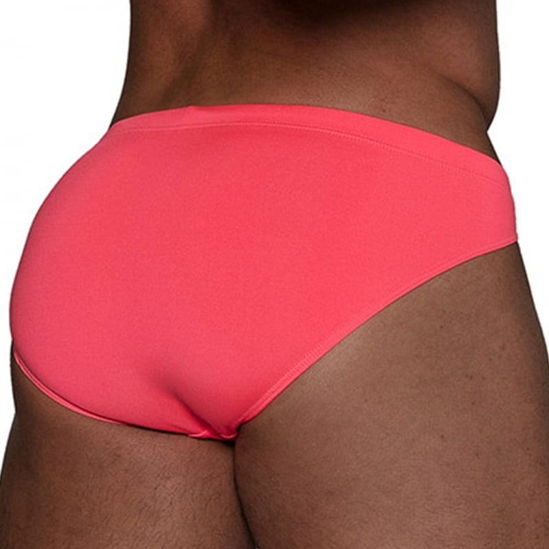 TOF Paris Neon Swim Bikini Briefs - Neon Pink