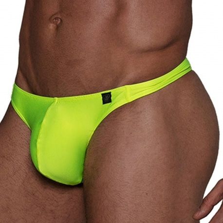 TOF Paris String de Bain Neon Jaune Fluo