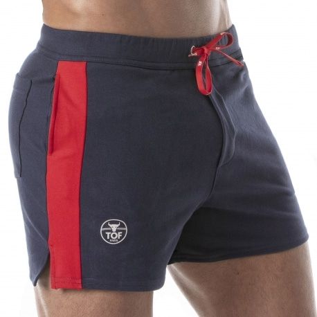 TOF Paris Short Football Bleu Marine