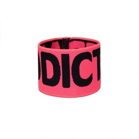 Addicted Neon Wristband - Neon Pink