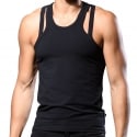 Andrew Christian Débardeur Unleashed Double Strap Noir