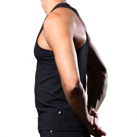 Andrew Christian Débardeur Unleashed Double Strap Noir