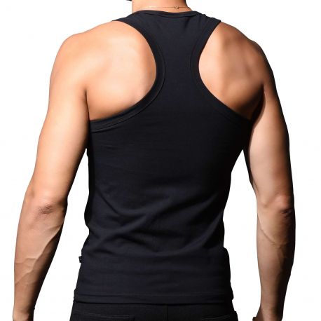 Andrew Christian Débardeur Unleashed Double Strap Noir