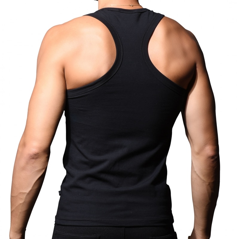 Andrew Christian Débardeur Unleashed Double Strap Noir