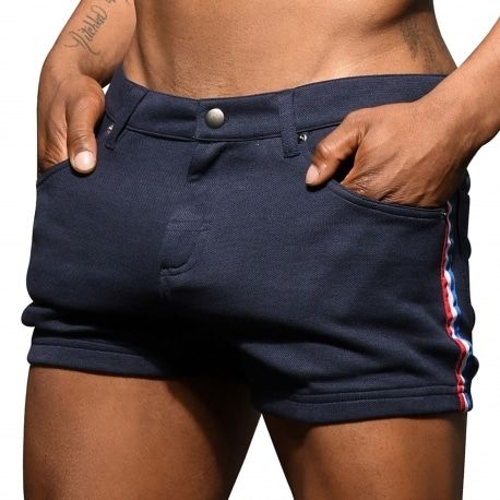 Andrew Christian Short Sport Stretch Skinny Bleu Marine