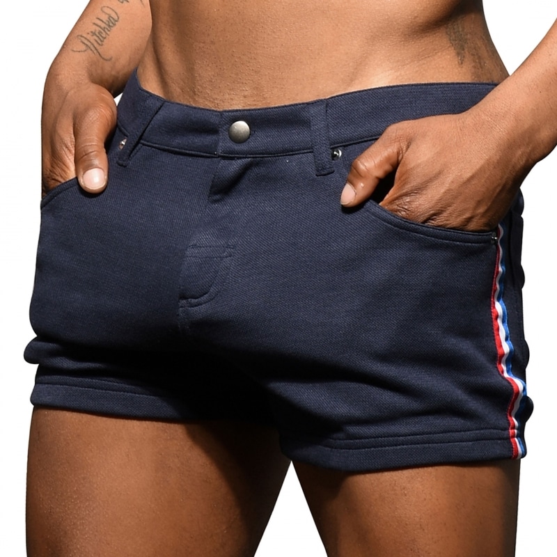 Andrew Christian Short Sport Stretch Skinny Bleu Marine