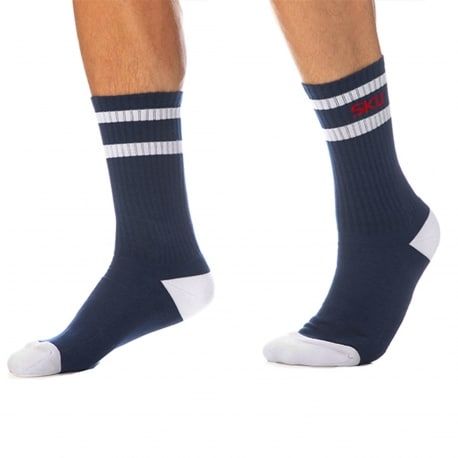 SKU Chaussettes Sport Basses Bleu Marine