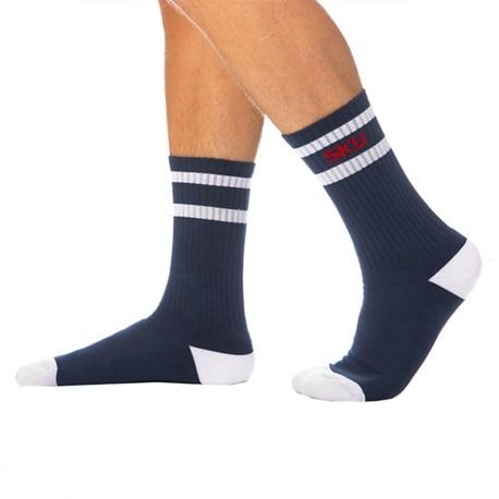 SKU Chaussettes Sport Basses Bleu Marine