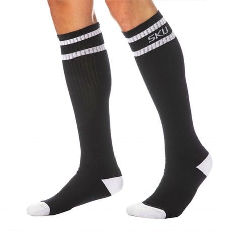 SKU Chaussettes Sport Hautes Noires