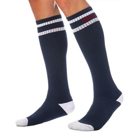 SKU Chaussettes Sport Hautes Bleu Marine