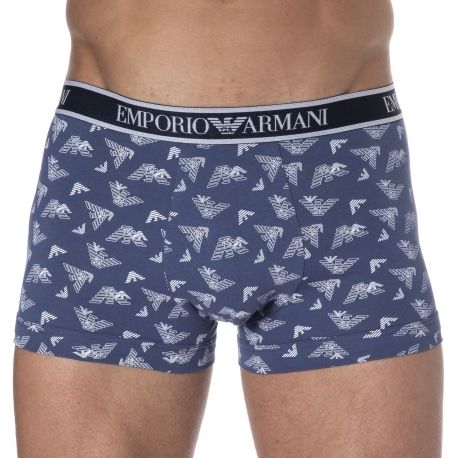 Emporio Armani Boxer Core Logoband Coton Bleu Indigo Logo
