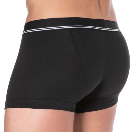 Emporio Armani Boxer Mixed Waistband Coton Noir
