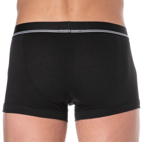 Emporio Armani Boxer Mixed Waistband Coton Noir