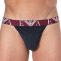 Emporio Armani Jock Strap Bold Monogram Coton Bleu Marine