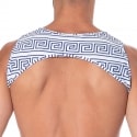  Harnais Greek Frame Blanc - Bleu
