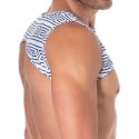  Harnais Greek Frame Blanc - Bleu