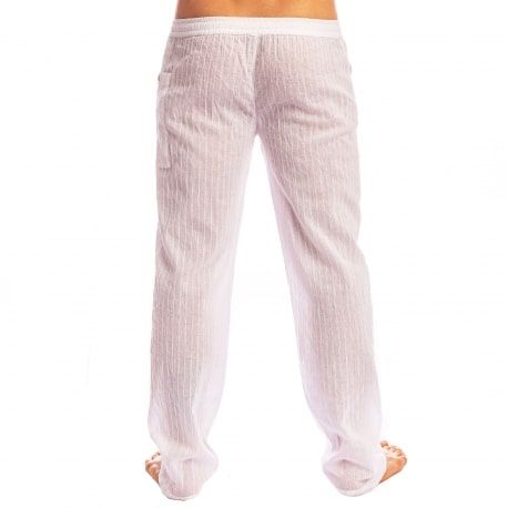 L'Homme invisible Pantalon Martinique Blanc