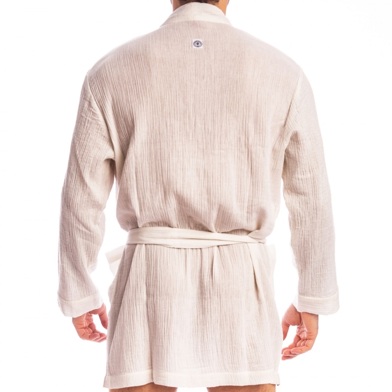 L'Homme invisible Robe de Chambre Palm Spring Blanche