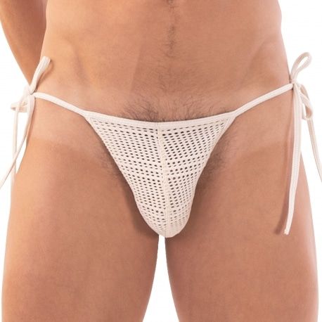Barcode Miko Mesh Briefs - Nude