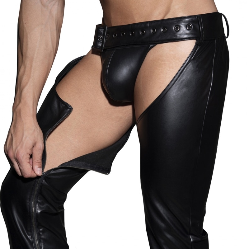 AD Fetish Pantalon Chaps Noir