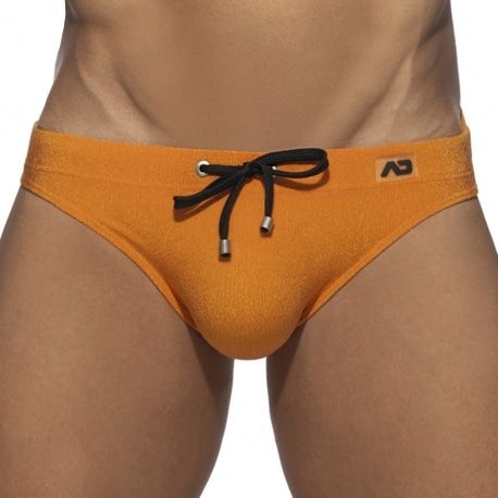 Addicted Slip de Bain Piqué Orange