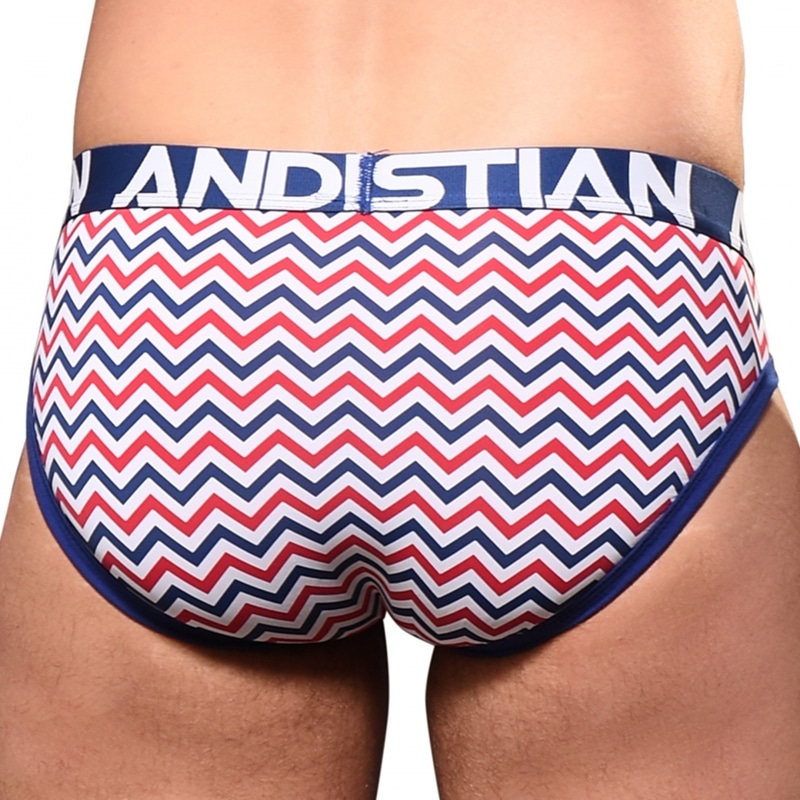 Andrew Christian Slip Almost Naked Zig Zag