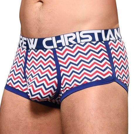 Andrew Christian Boxer Almost Naked Zig Zag