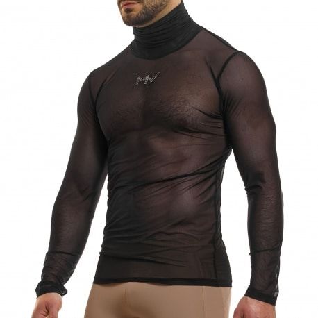 Modus Vivendi Pull Col Roulé Sharp Noir