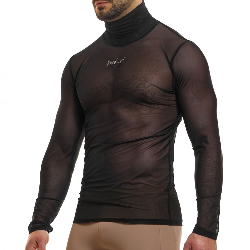 Modus Vivendi Pull Col Roulé Sharp Noir