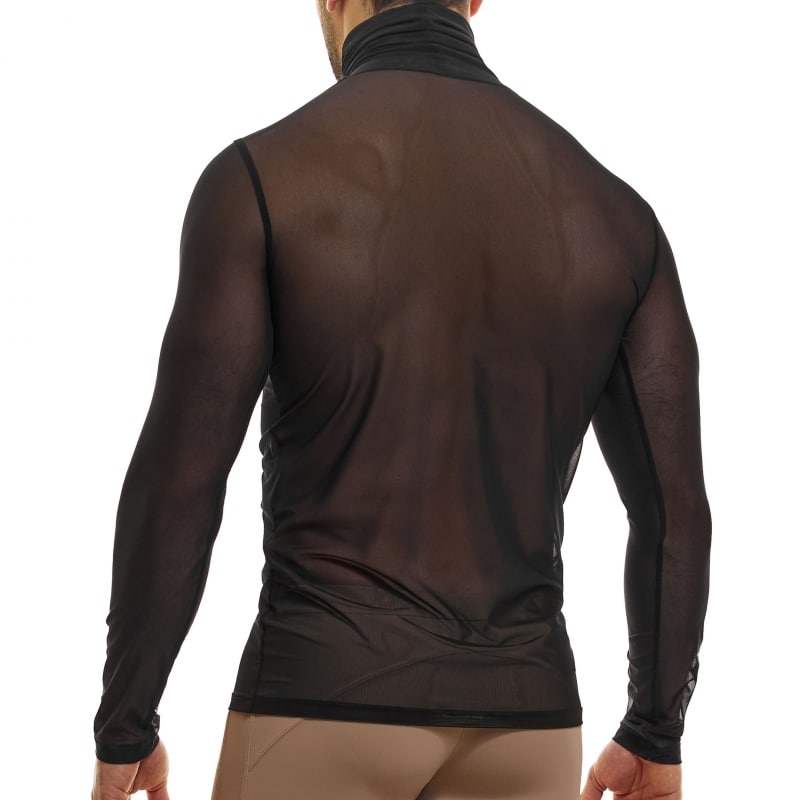 Modus Vivendi Pull Col Roulé Sharp Noir