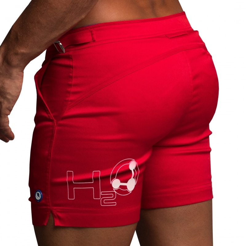 Rounderbum Short de Bain Padded H2O Rouge