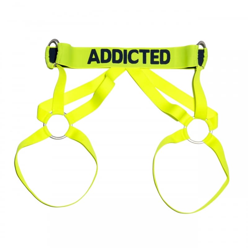 AD Fetish Harnais de Cuisse Neon Jaune Fluo